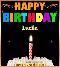 GIF GiF Happy Birthday Lucila